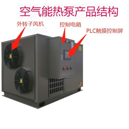 空气能枸杞热泵烘干机 中药材烘干设备厂家 煤改电