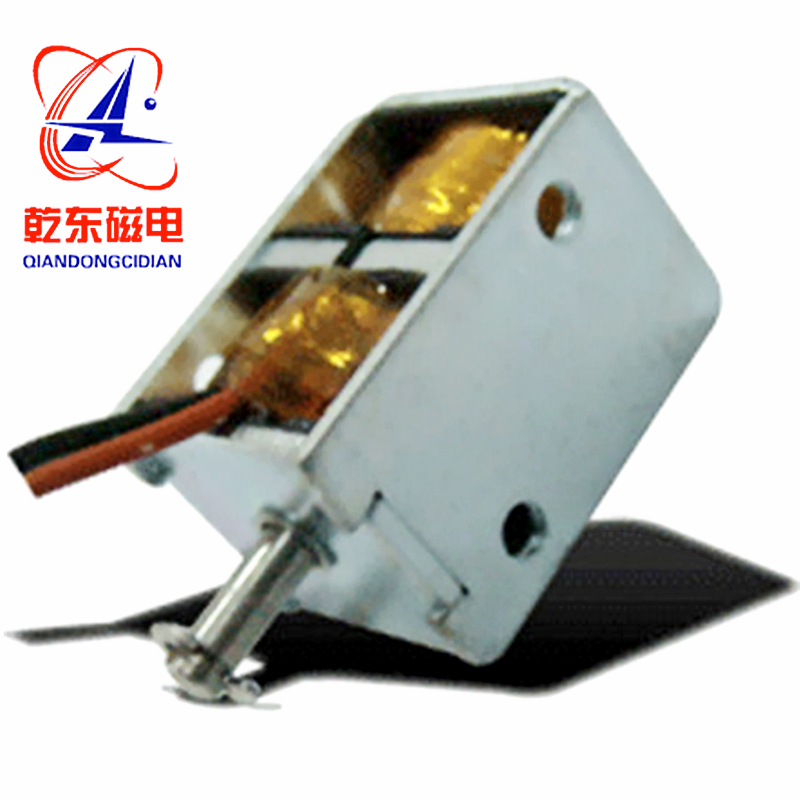 微型双向保持式电磁铁自保持推拉电磁铁QDLK0521L厂家定制-乾东磁电