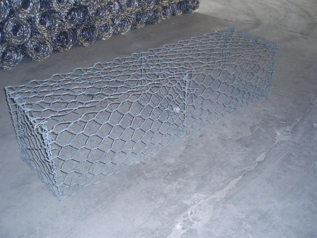 浸塑防腐蚀铅丝笼&镀锌环保铅丝石笼