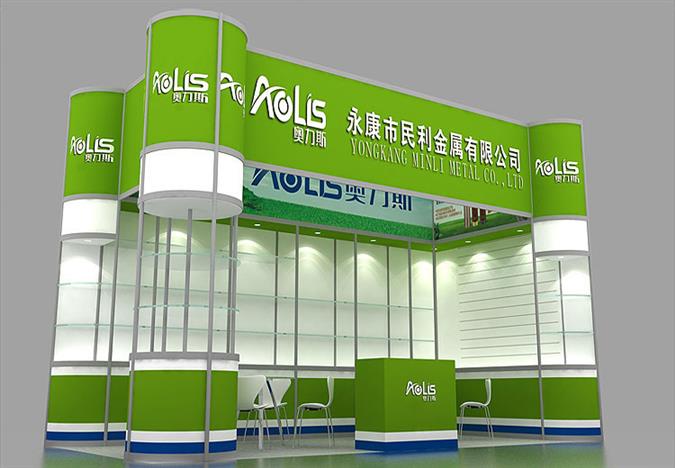 深圳36平米铝料展台设计