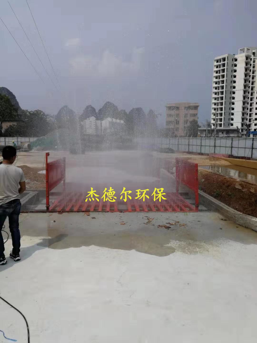 南宁隆安县-工地冲洗设备-洗车槽做法详图