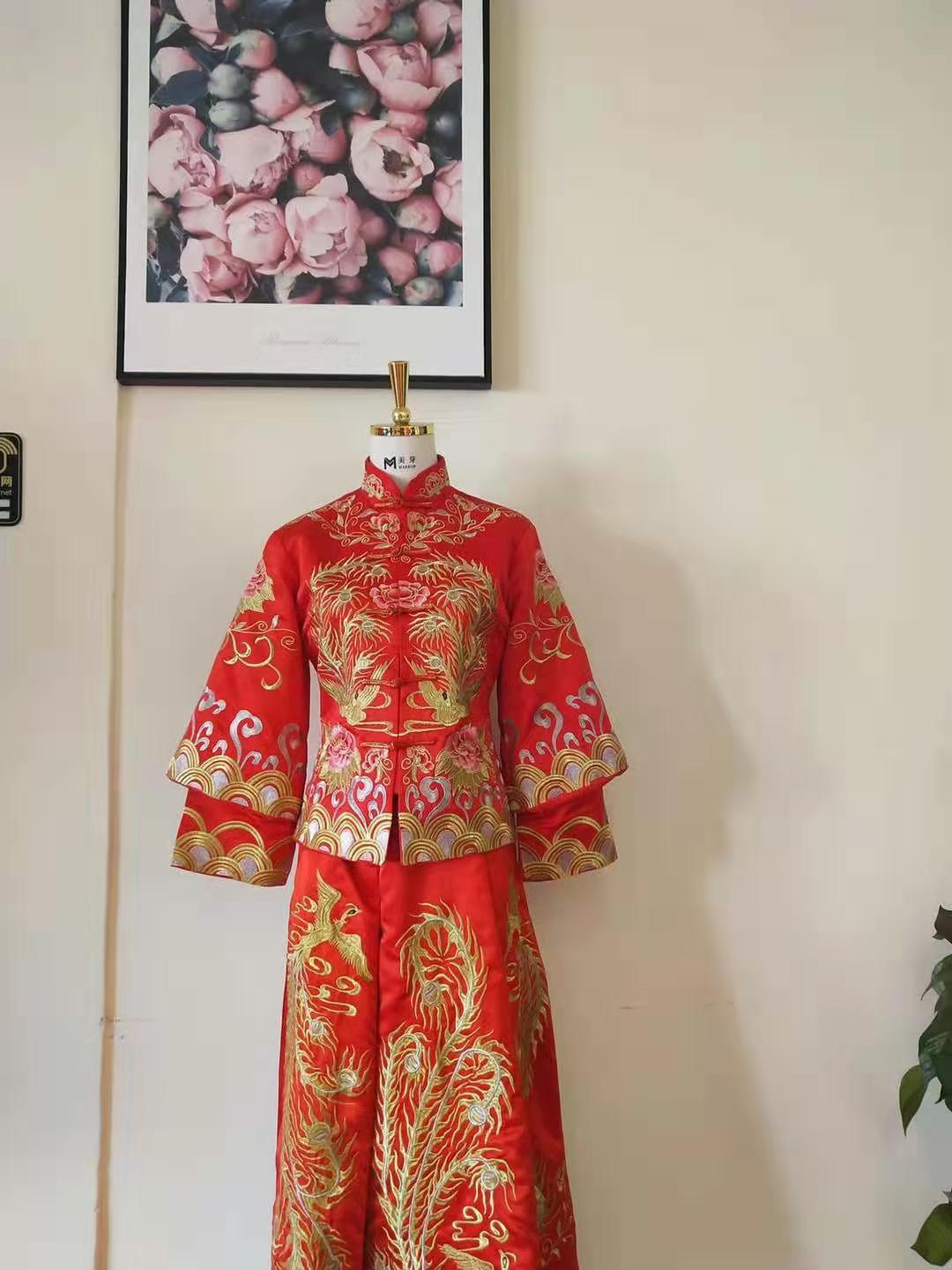中式秀禾服出租-新娘礼服