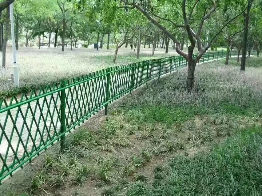美丽乡村不锈钢仿竹护栏公园景点街道围栏杆新农村生态园篱笆栅栏
