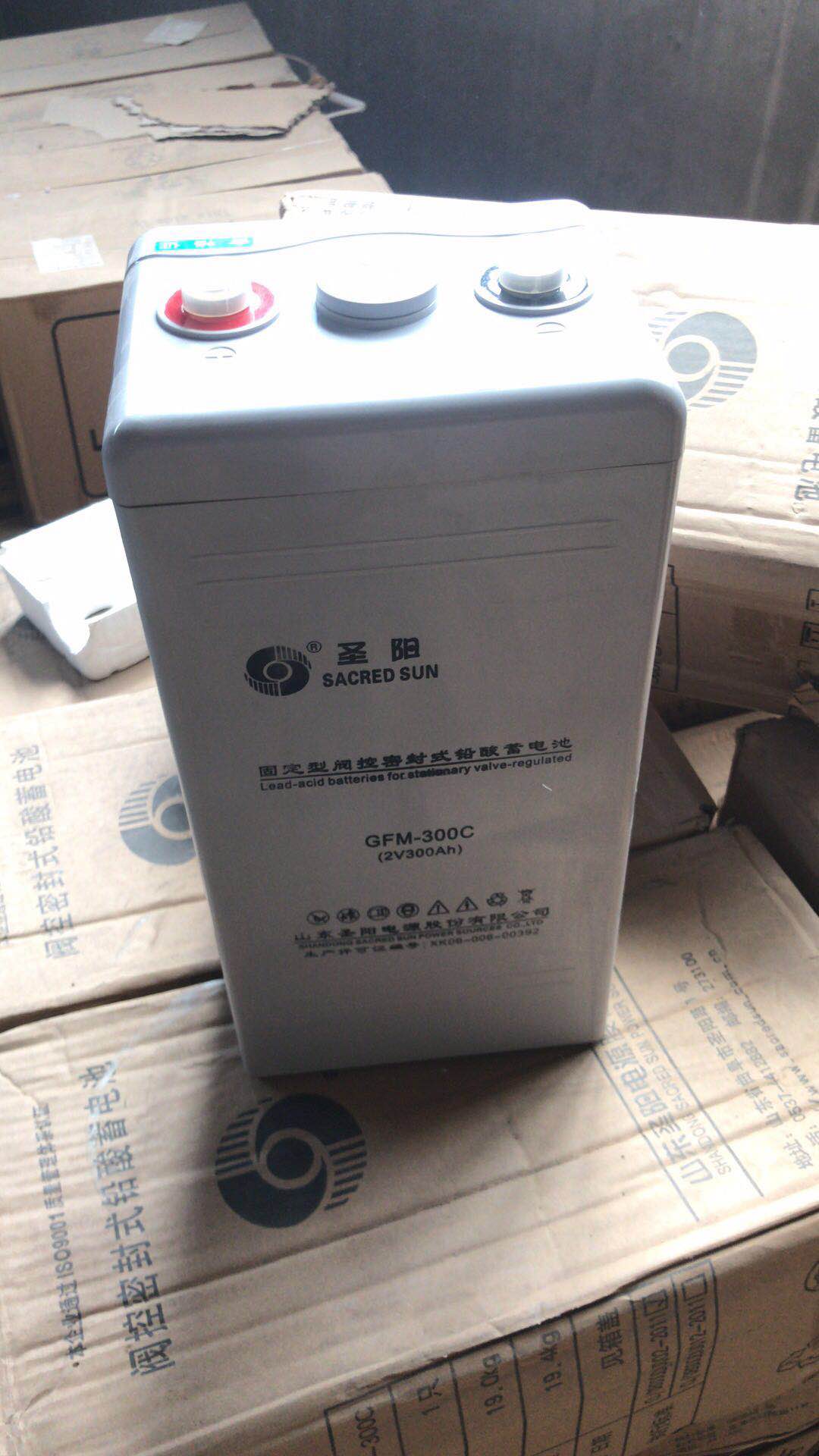 圣阳蓄电池GFMD-300C铅酸免维护 2V300AH电厂机房**直流电源