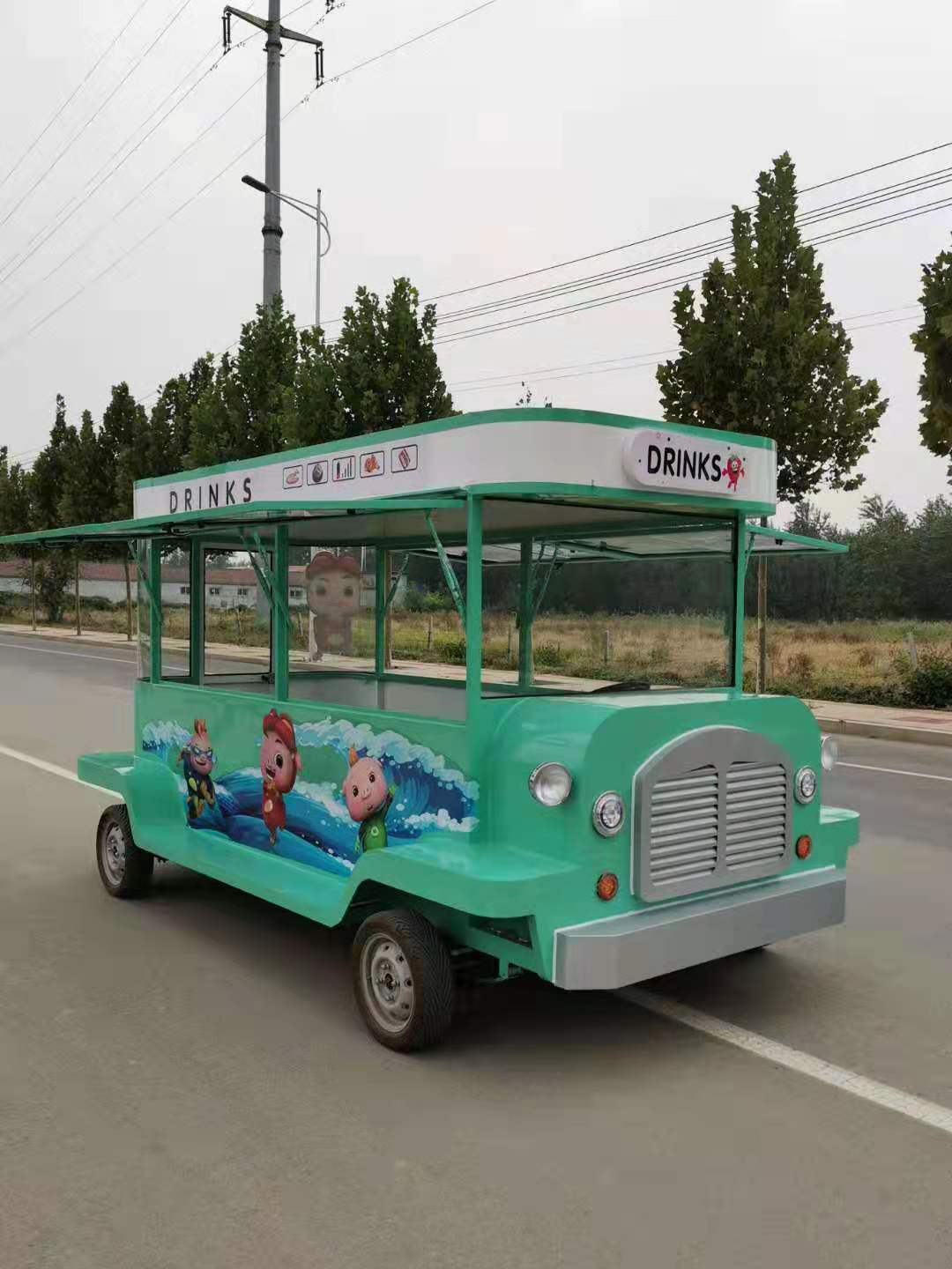 山东电动餐车价格安徽定做美食餐车吉林多功能小吃车