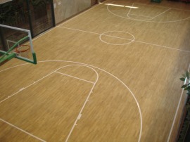 胜枫供应四川德阳优质篮球木地板，羽毛球木地板