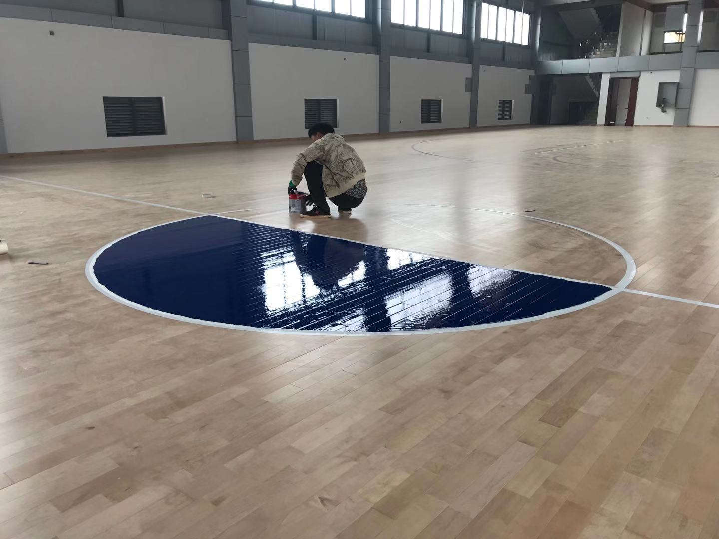 济南篮球木地板，运动木地板高质量安装团队可以选择胜枫