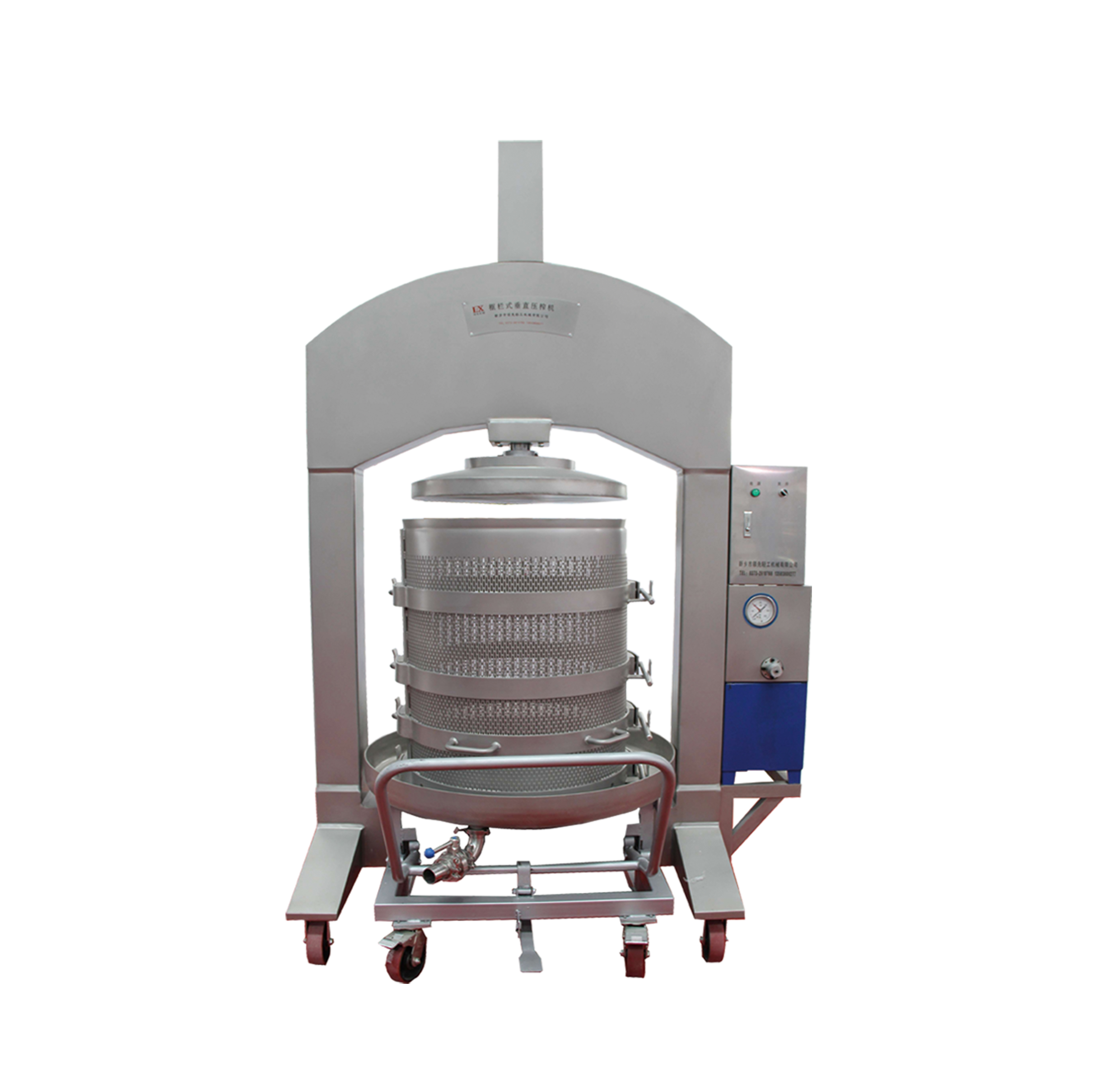 冰葡萄酒压榨设备LXKL-800框栏式压榨机