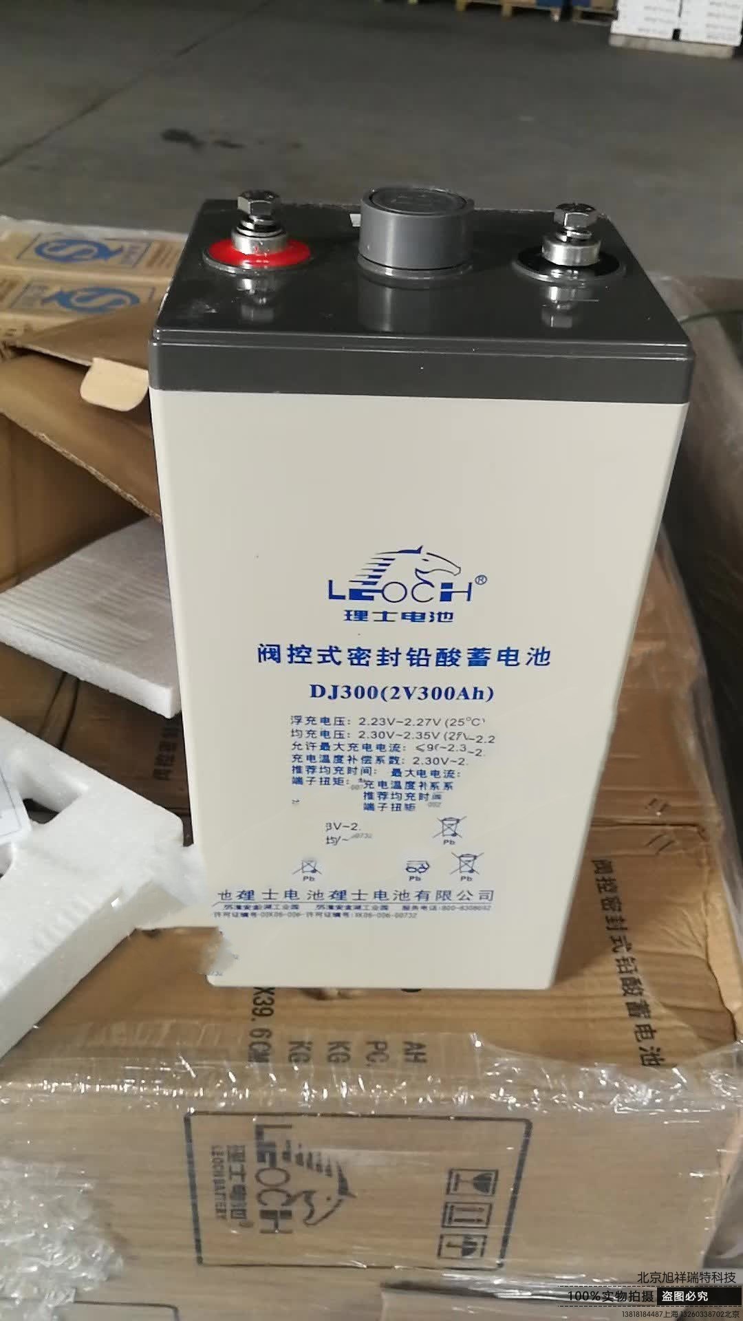 理士蓄电池DJ300 LEOCH2V300AH铅酸免维护UPS直流屏太阳能电源