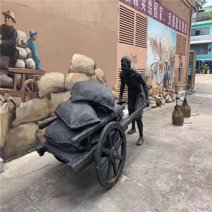 汕尾公园人物雕塑生产方法