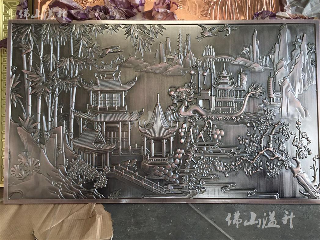武汉立体壁画品牌 铝艺浮雕