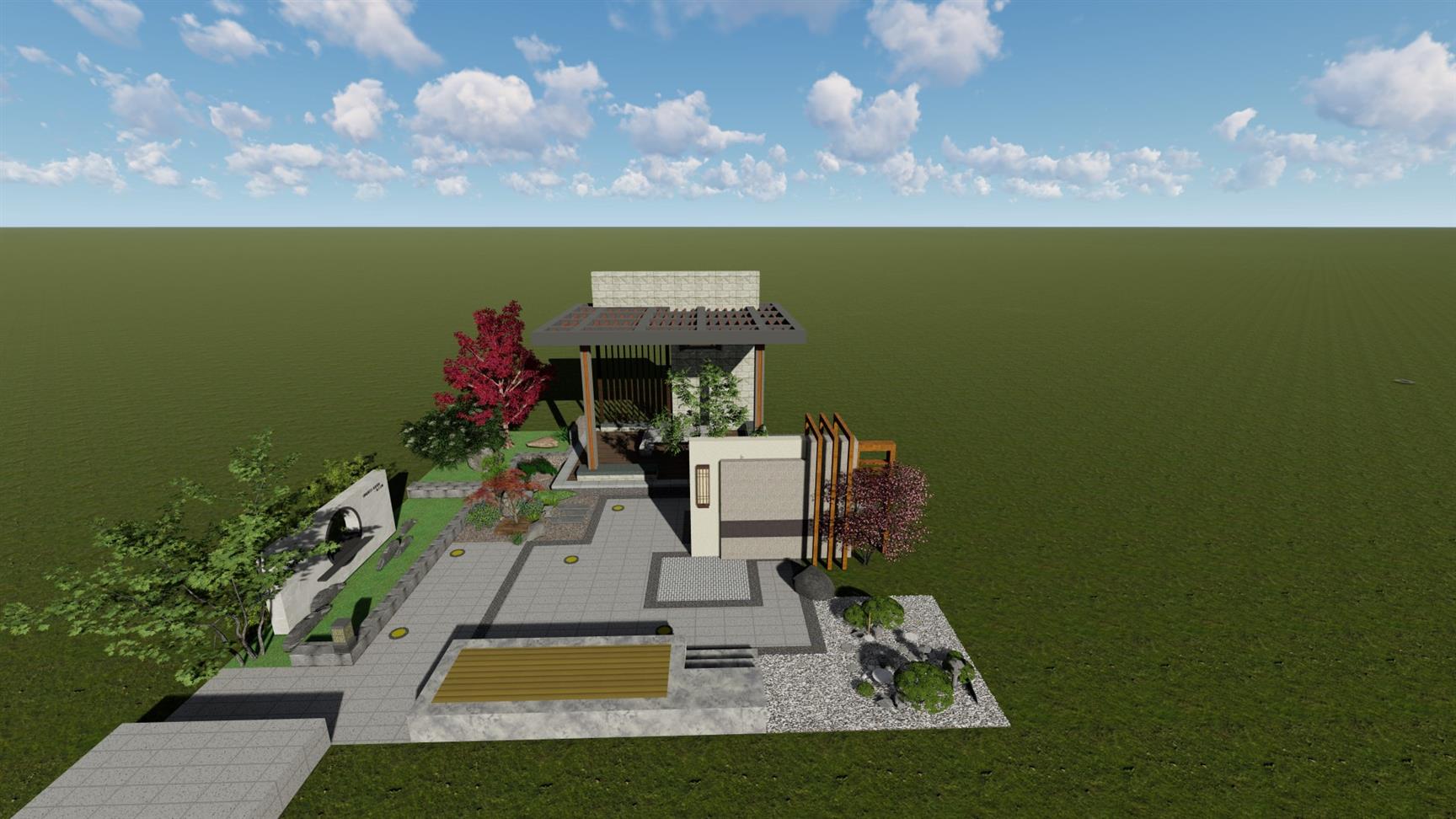 沈阳私家园林设计施工团队 屋顶露台花园设计 风格*特