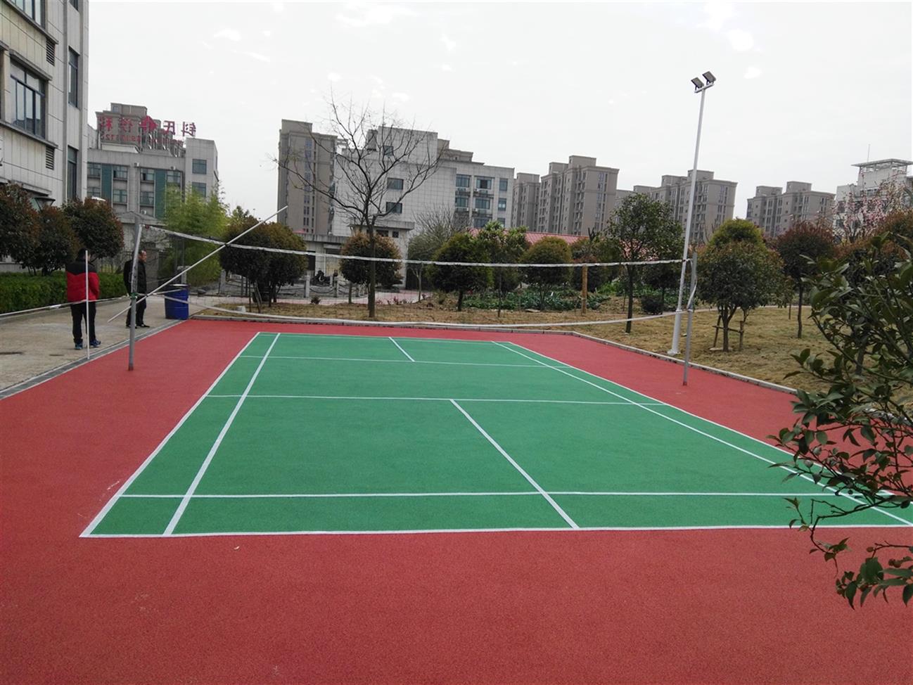 上海塑胶球场施工
