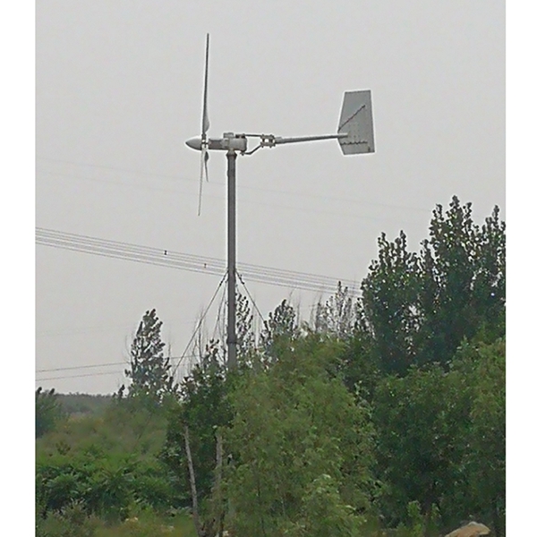 10kw风力发电机组 村落独立供电系统设备 环保工程