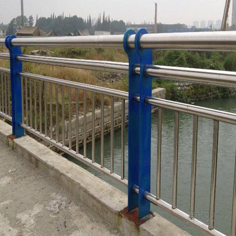 加工定制各种桥梁街道人行道交通隔离不锈钢防护栏