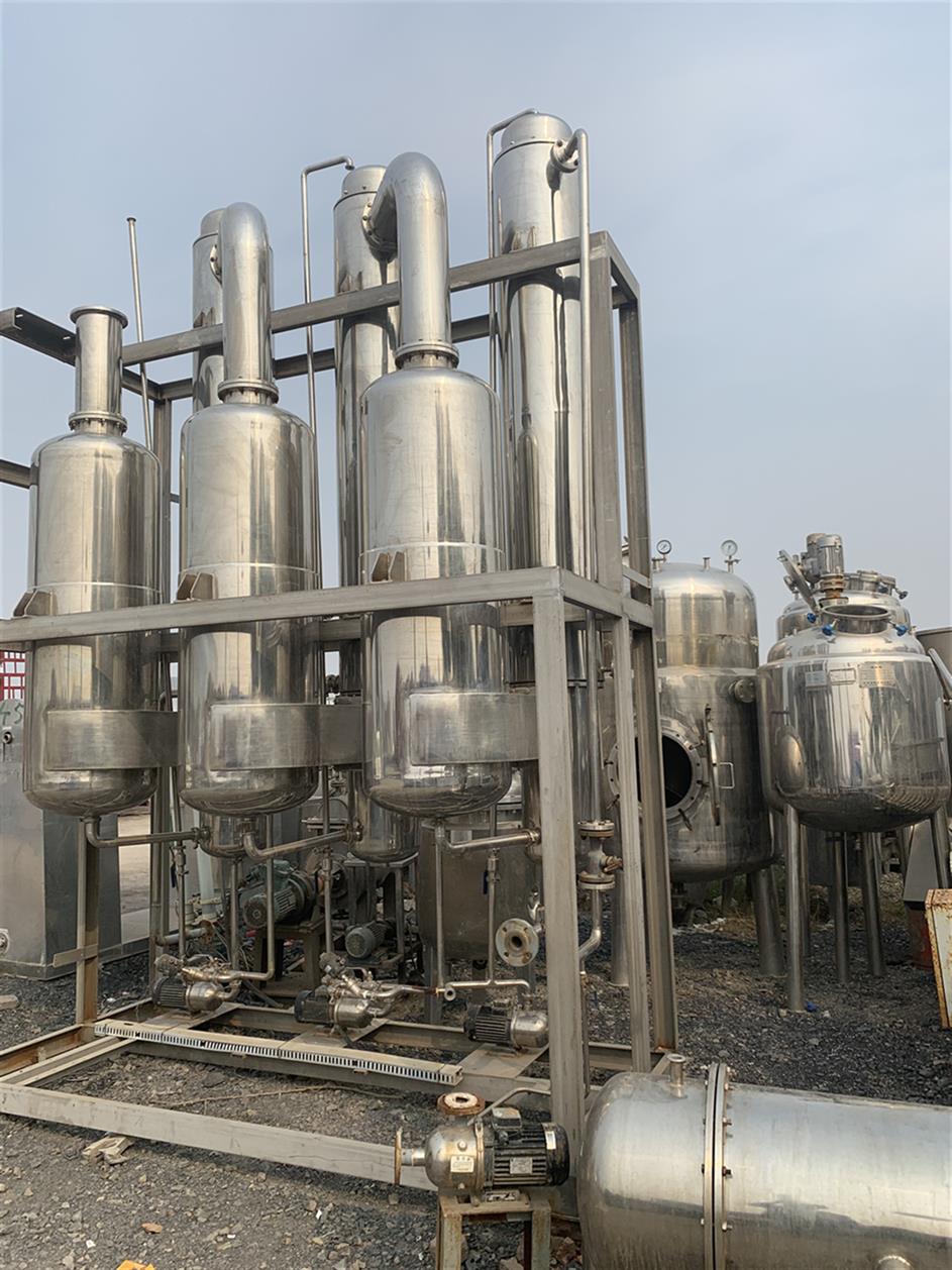 郑州回收二手双效蒸发器