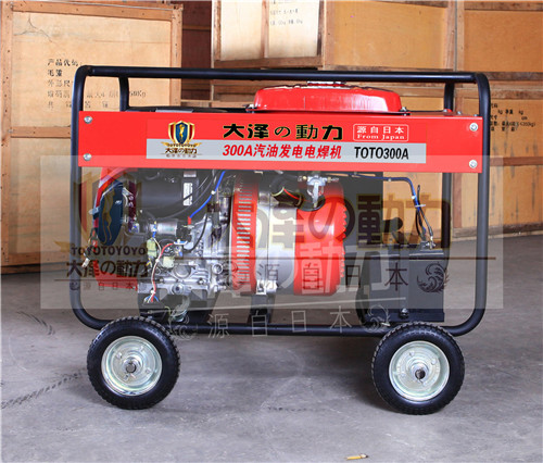 300A双缸汽油发电电焊机