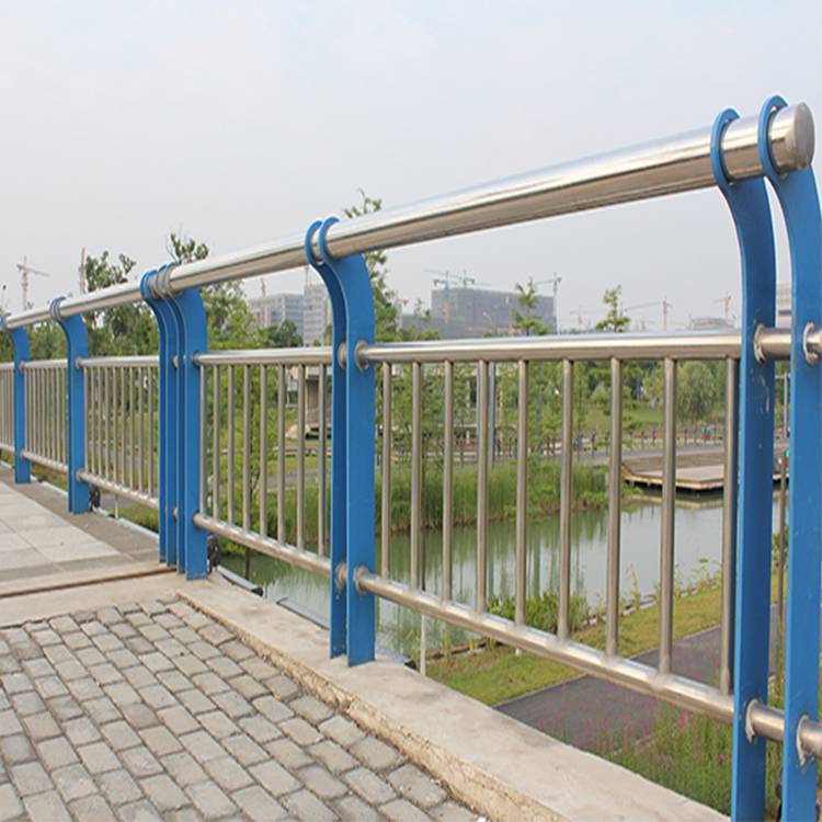 定做加工不锈钢复合管桥梁护栏 过街天桥不锈钢扶手防护栏