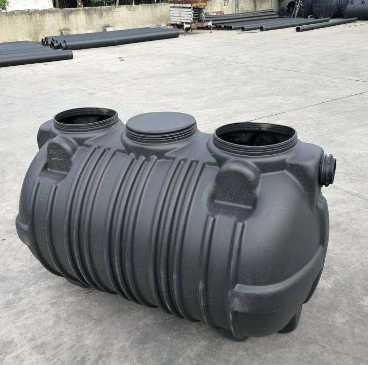 江西塑料化粪池厂家批发1.5立方PE化粪池 三格式一体成型不渗漏