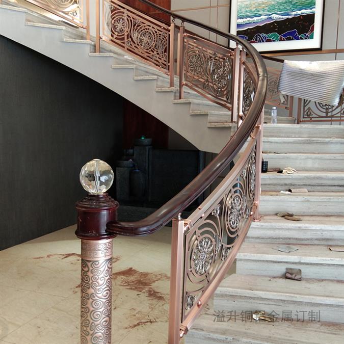 白城艺术别墅欧式楼梯扶手
