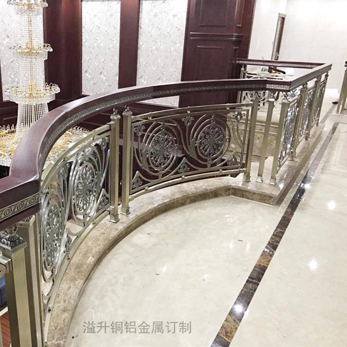 郴州订制铜艺楼梯护栏规格 镀铜楼梯扶手