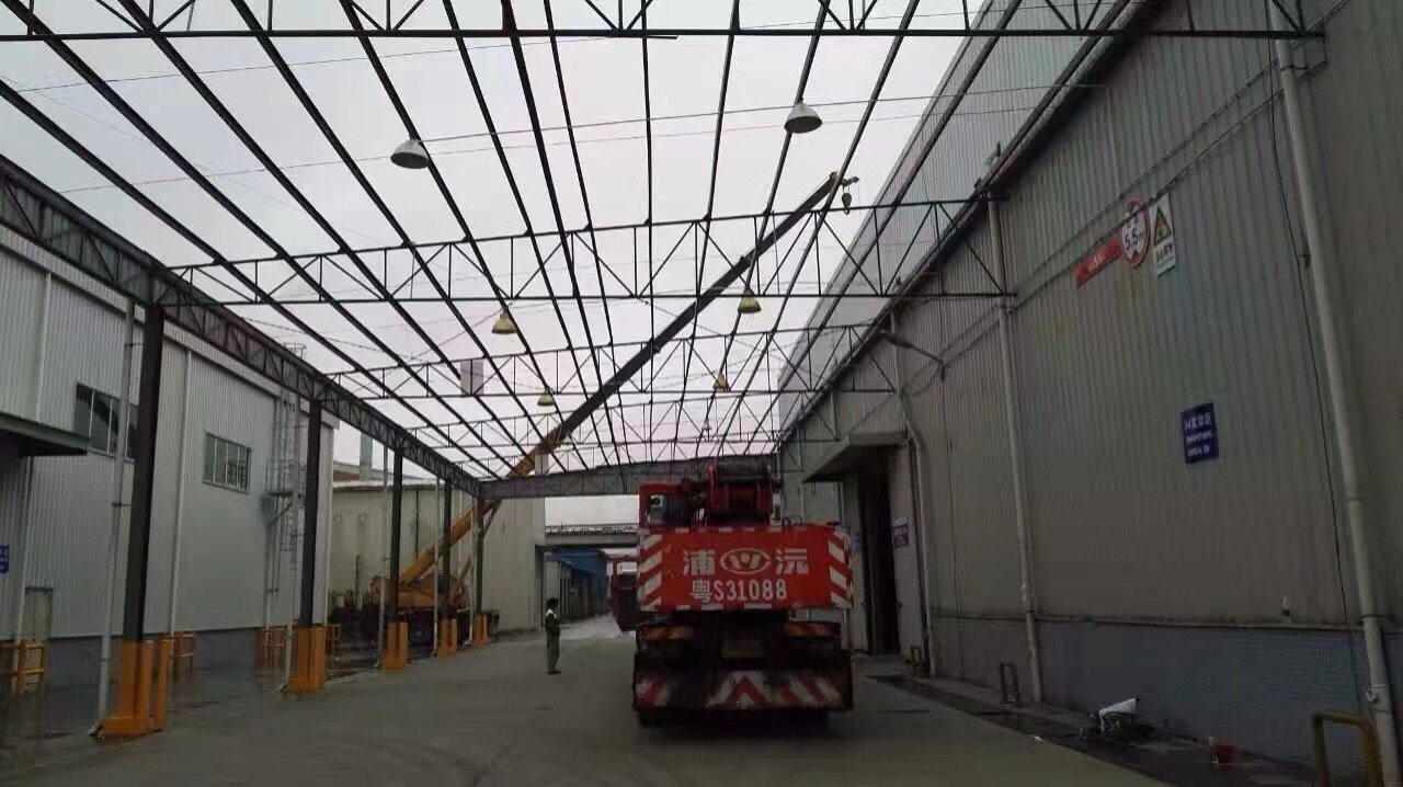 广州铁棚钢架拆除、厂房拆除钢结构钢架清拆公司