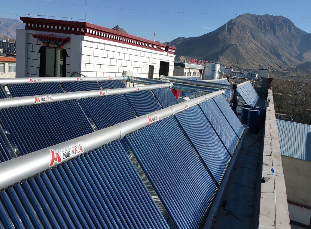新型供暖太阳能取暖系统 太阳能热水工程联箱 太阳能采暖