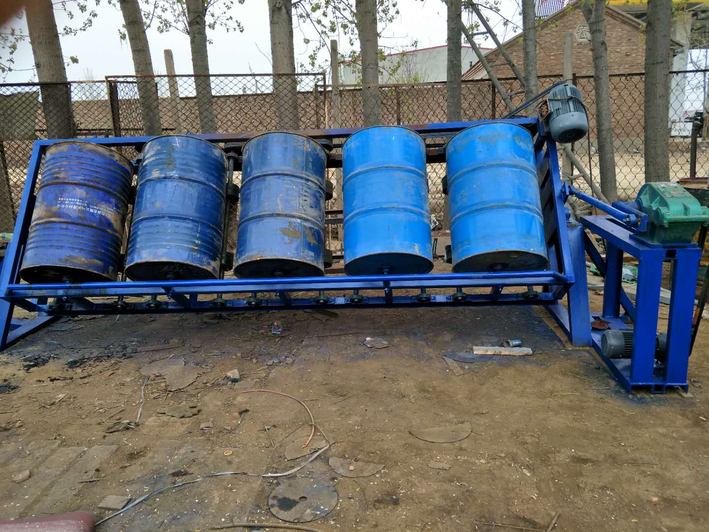厂家直销油桶整形机 铁桶洗桶机