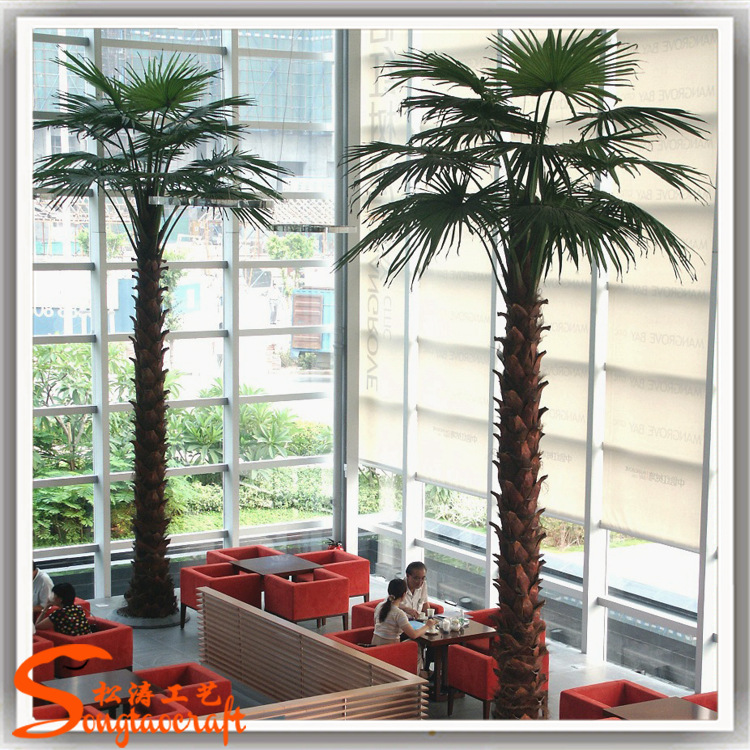 仿真棕榈树 长期供应仿真棕榈树椰子树 大型装饰假棕榈树 仿真树制作厂家直销