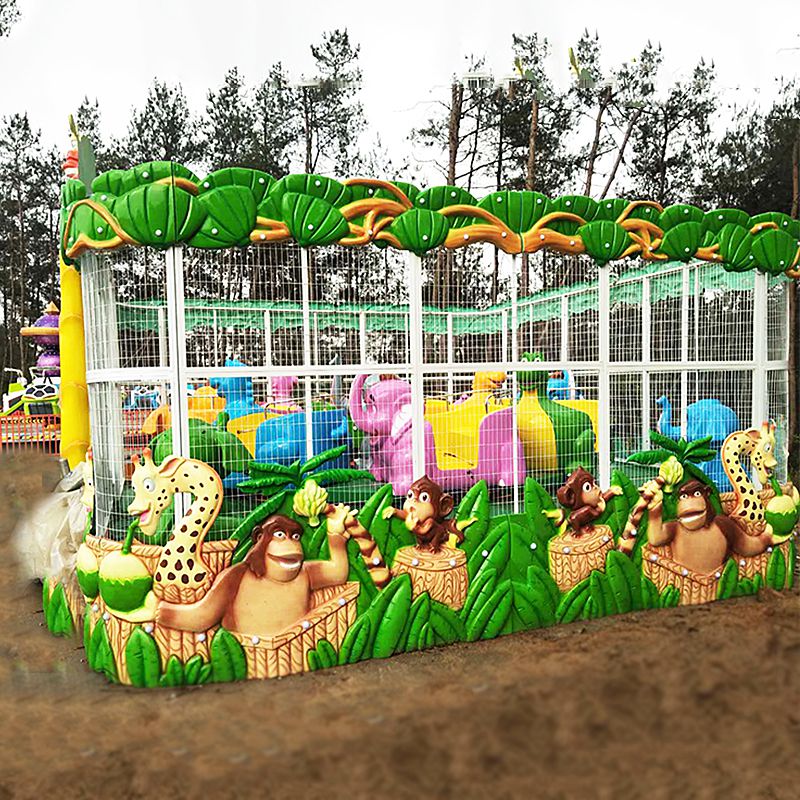 儿童乐园游乐场设备动物喷球车