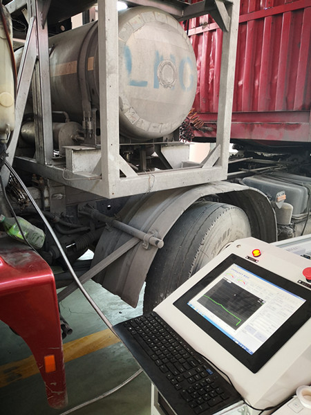 LNG气瓶检测设备 车载LNG低温瓶检测线说明