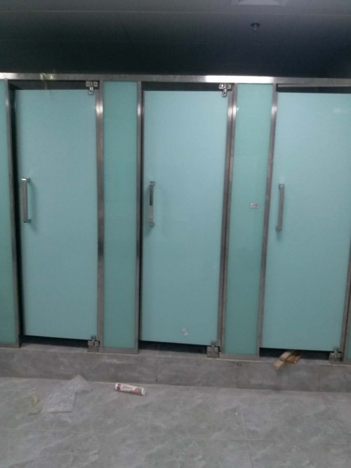 北京卫生间玻璃隔断价格实惠 厕所洗手间玻璃墙隔断加工定制
