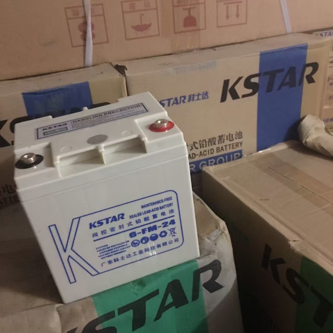 科士达KSTAR 铅酸免维护12V24AHUPS电源蓄电池