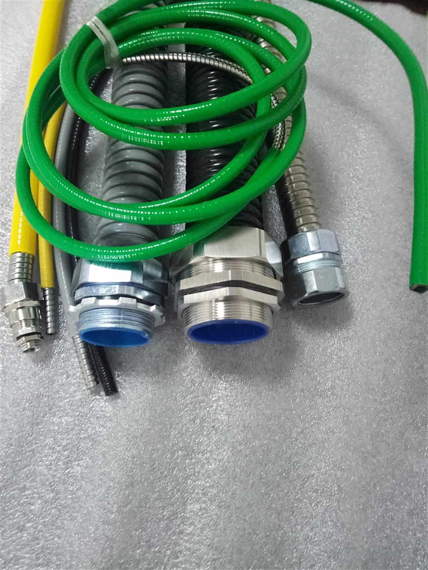 沧州双扣光纤铠甲护管出售 高能光纤铠装金属护线管