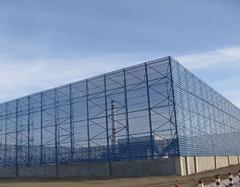 煤场电厂挡风沙金属板 单峰型钢性挡风防尘网 优质生产商