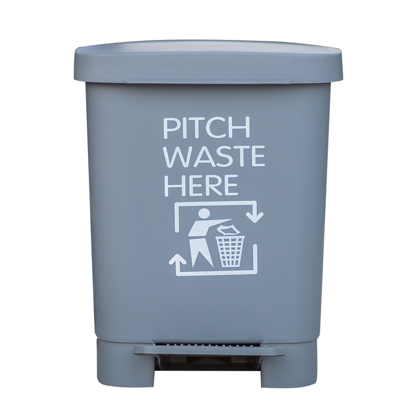 石家庄全新料脚踏分类塑料垃圾桶报价 50L脚踏塑料垃圾桶 塑料垃圾桶价格