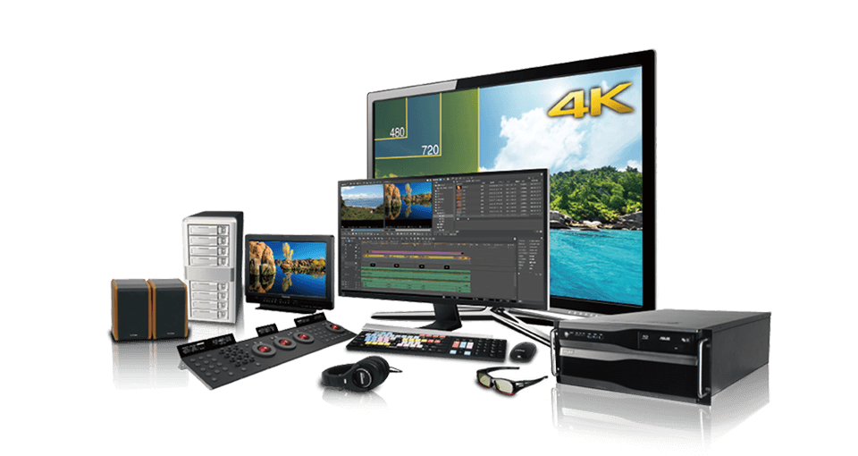 迪蓝专业影视后期制作4K 3D 高清EVT 4K Pro非编工作站 非编系统