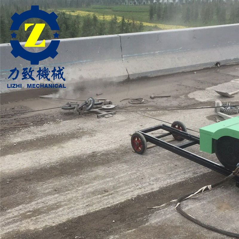 青岛高速桥拆除设备电动绳锯机定制 切割绳锯机