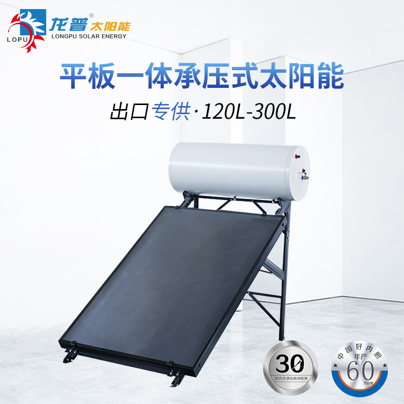 龙普平板一体机太阳能热水器