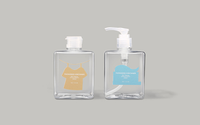杰丽斯 洗衣液牙膏PET塑料包装瓶 小口透明方形裸瓶250ml