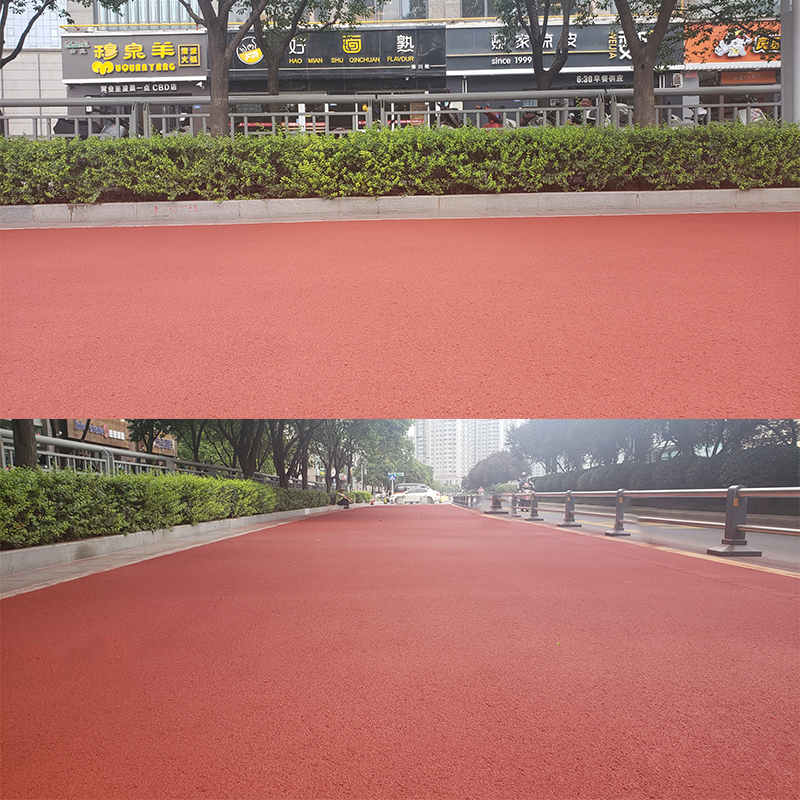 郑州沥青施工彩色沥青的区别