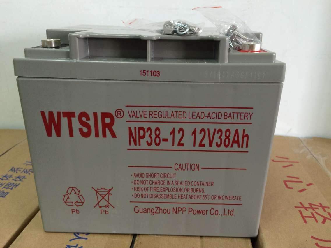 威特WTSIR 阀控密封式铅酸蓄电池NP38-12 12V38AH UPS**蓄电池