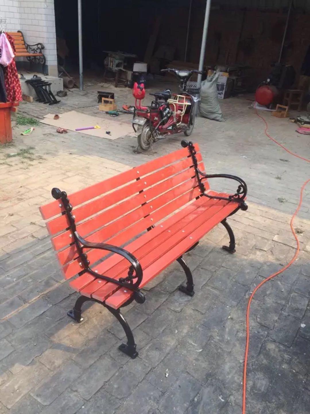 沧州室外公园椅 献县创佳环卫设备有限公司