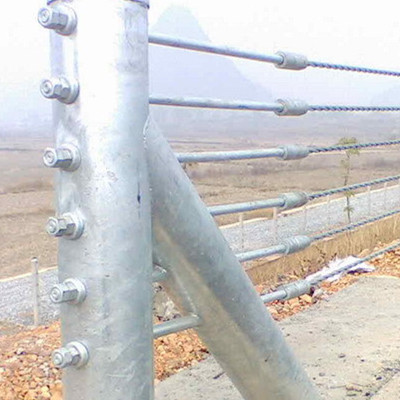 环山围栏，钢丝绳防护栏