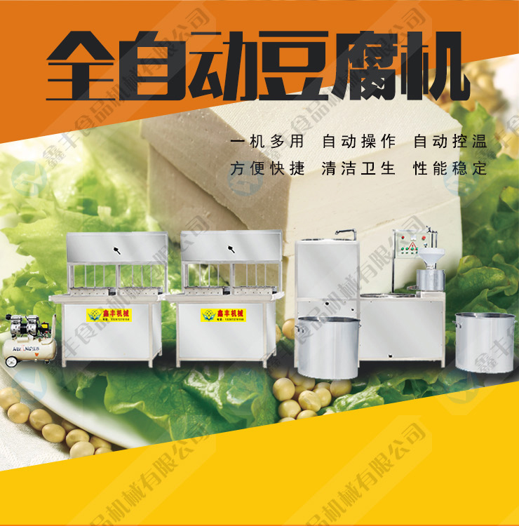 甘肃豆腐机械 大型豆腐机全自动生产线