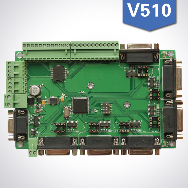 3/6自由度伺服电机电动缸动感平台欧拉角四元数运动控制卡V510