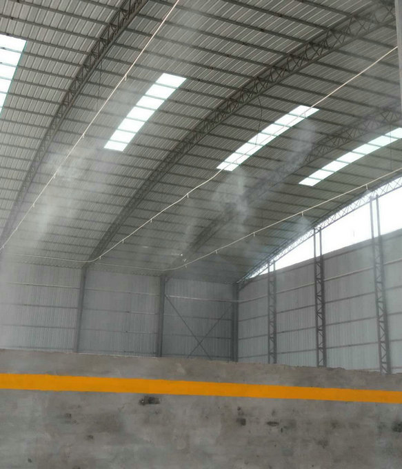 三门峡车间降尘喷雾系统 厂房喷雾降尘设备