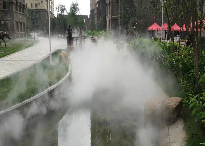 济南人工造雾设备 车间高压喷雾降尘设备