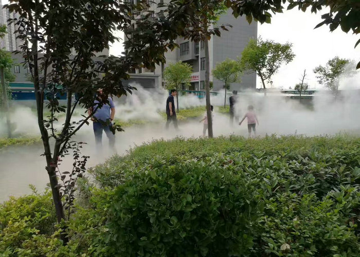郑州人工造雾设备 厂房车间喷雾系统