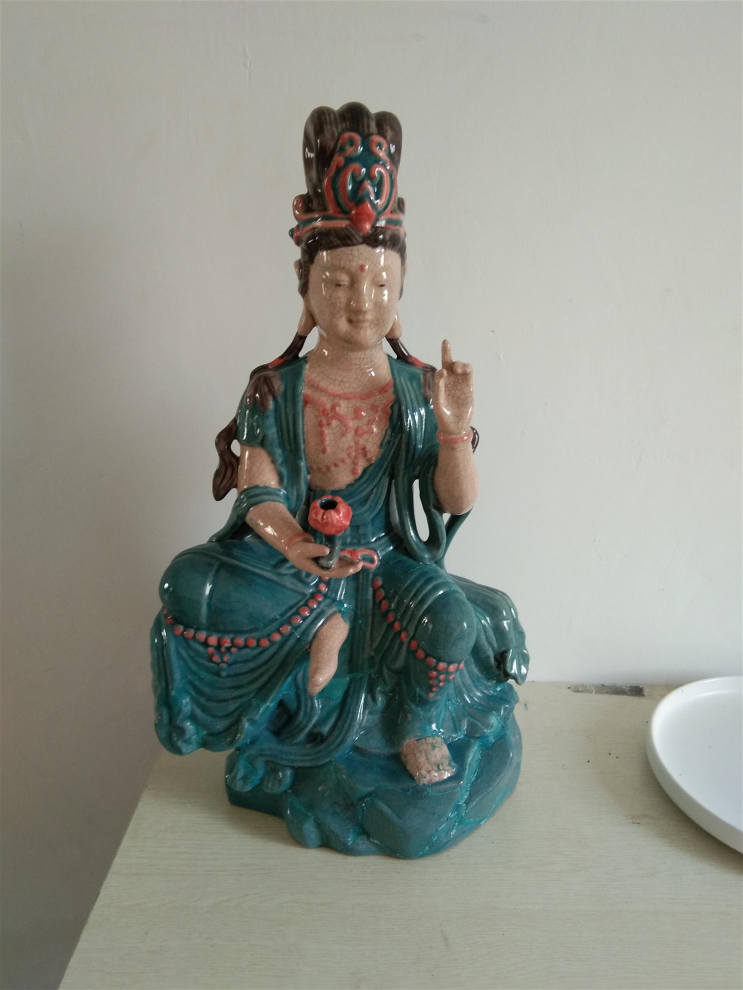 扬州掉漆陶瓷佛像修复